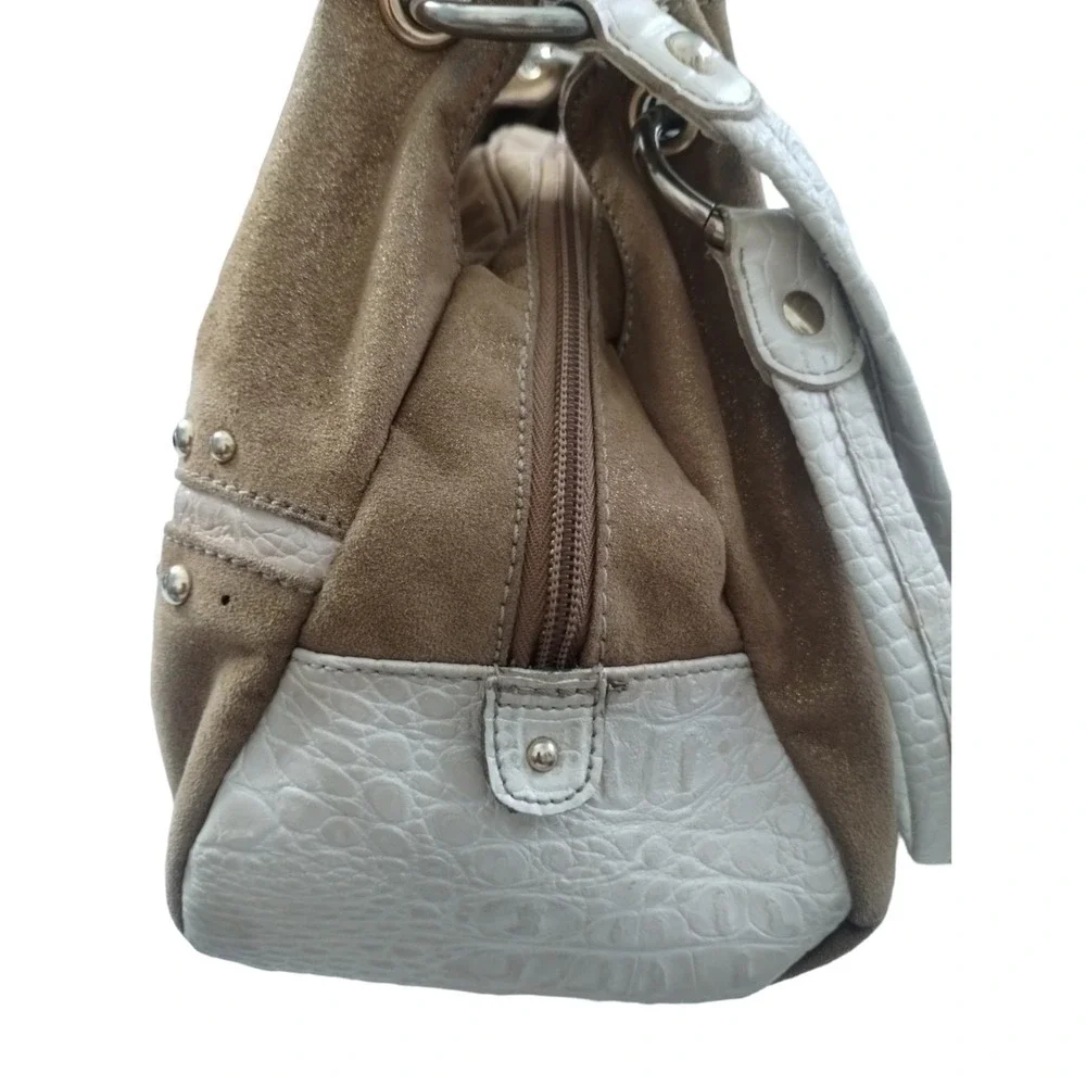 Vintage Mercer &‎ Madison Croc Print Shoulder Snap Purse Bag Y2K, Retro,